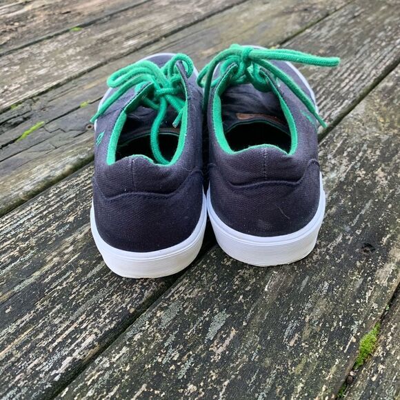 Polo by Ralph Lauren navy blue canvas shoe Mens 7 - Picture 2 of 8